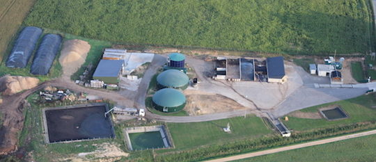 Vue du site Bio Energie Touraine, photo Bio Energie Touraine