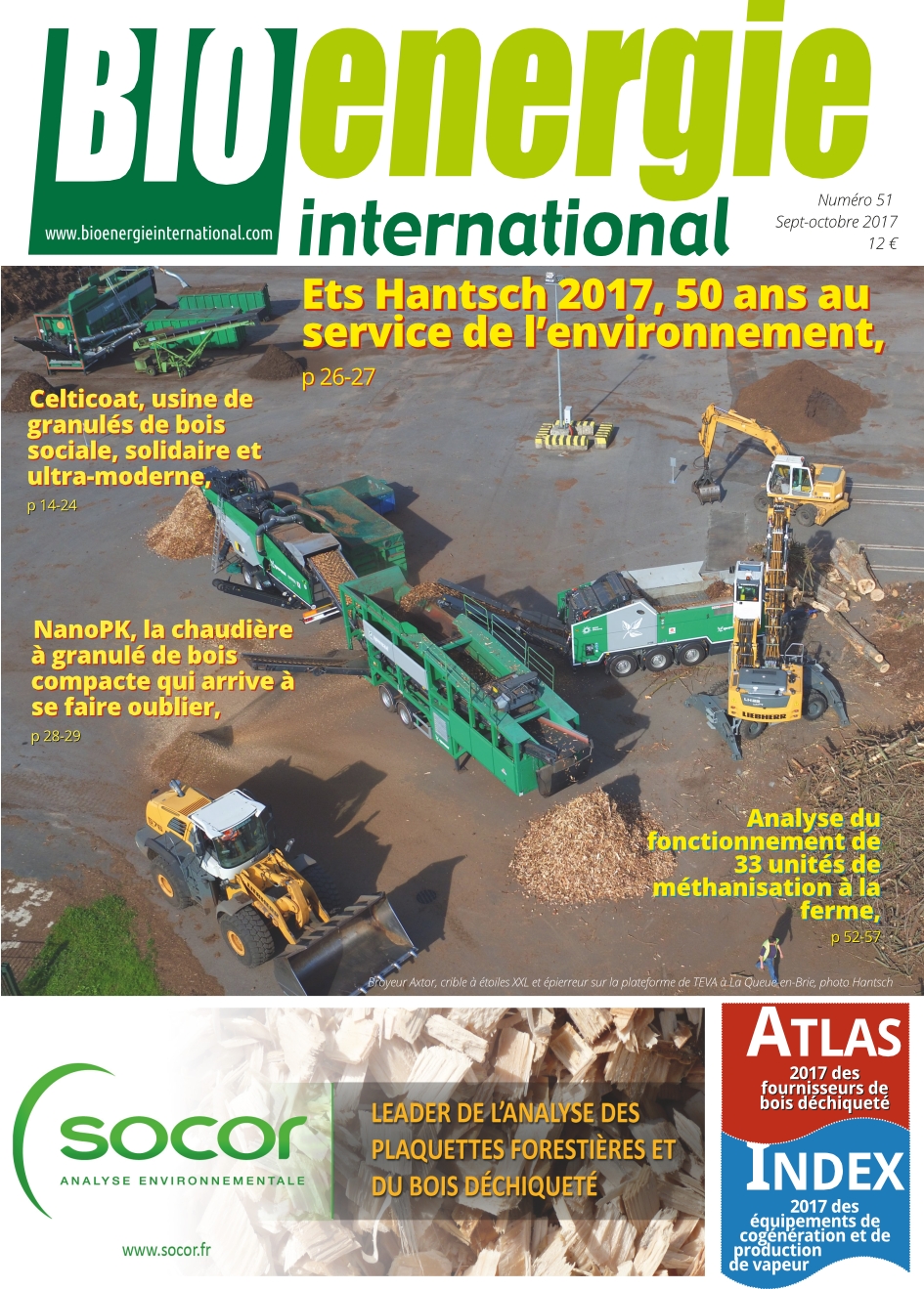 Bioénergie international n°51 – Septembre – octobre 2017