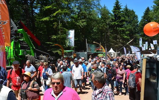 Forte présence du bois-énergie et grande affluence à Euroforest 2018