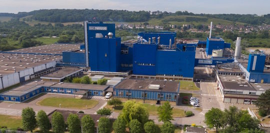 La nouvelle chaudière à marc de café de l’usine Nestlé de Dieppe