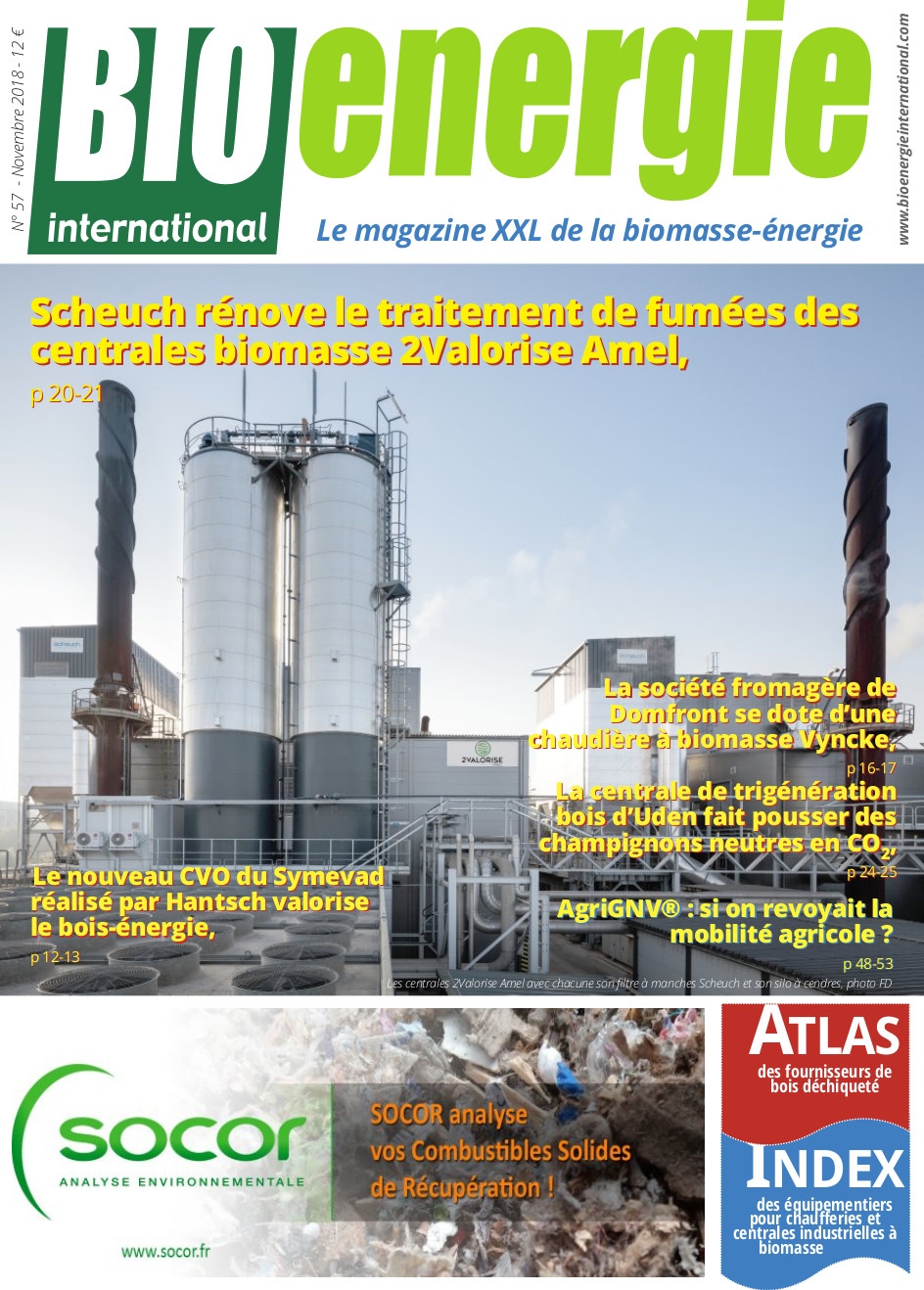 Bioénergie international n°57 – Novembre 2018