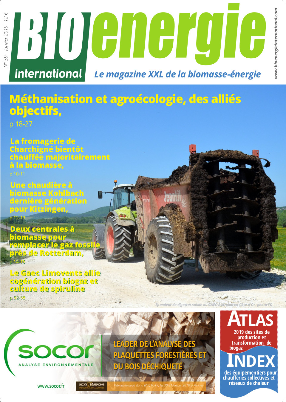 Bioénergie International n°59 – Janvier 2019