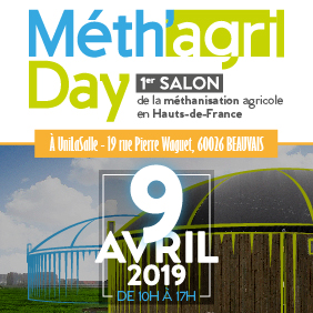 9 avril 2019, salon de la méthanisation agricole Méth’agri Day Hauts de France