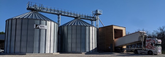 21 juin 2019, la SAS Barraquand inaugure son nouveau stockage de granulés de bois