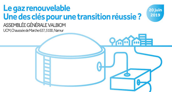 Le gaz renouvelable, l’une des clés pour une transition réussie, le 20 juin 2019 à Namur