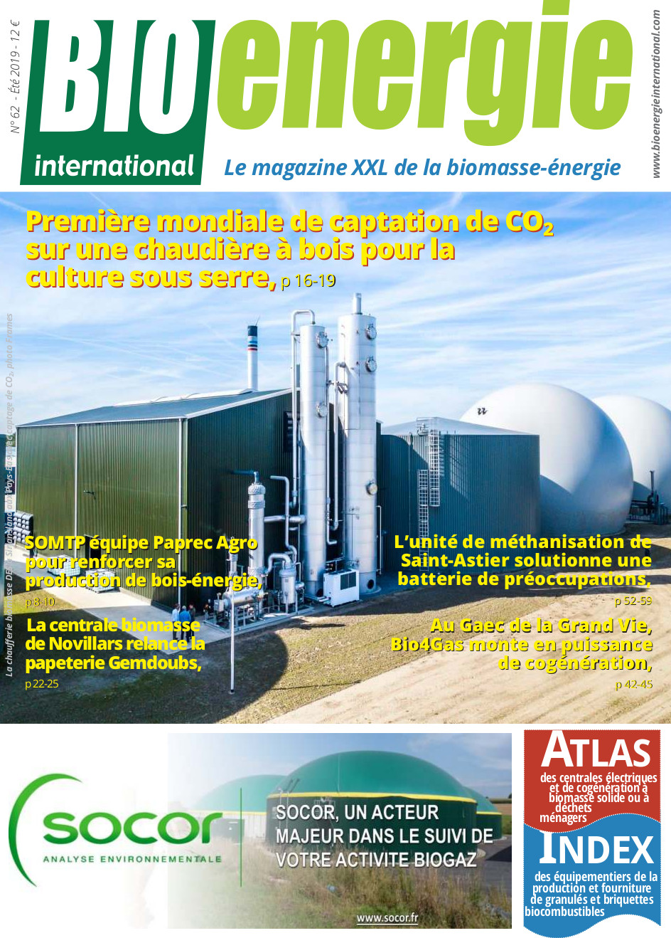 Bioénergie International n°62 – Été 2019