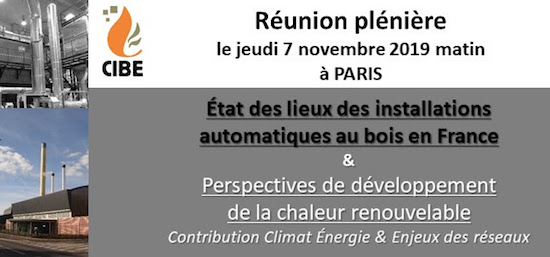 7 novembre 2019, état des lieux des chaufferies bois en France