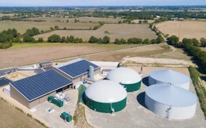 La centrale biénergies biométhane & photovoltaïque des Terres de Montaigu