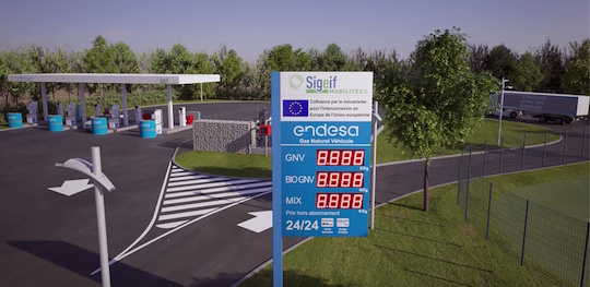 Une nouvelle station service GNV/bio-GNV à Wissous dans l’Essonne