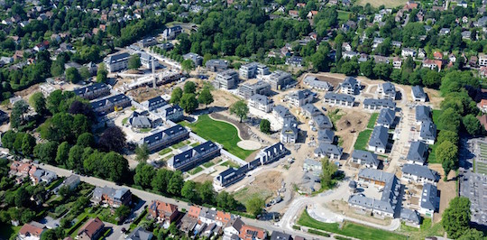 L’éco-quartier Bella Vita à Waterloo est chauffé au bois