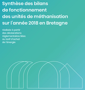 Bilan de fonctionnement de 61 unités de méthanisation bretonnes en 2018
