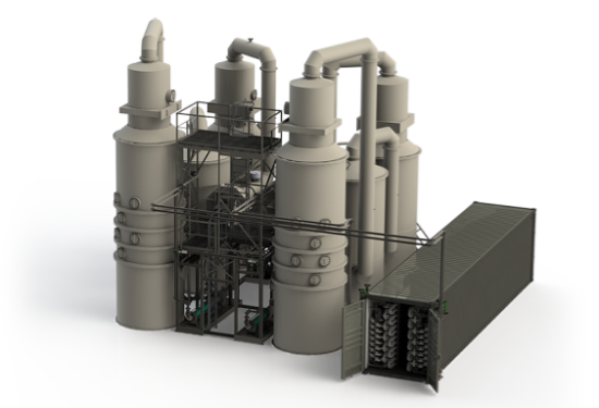 Byosis récupère l’azote ammoniacal des digestats par lavage acide de l’air