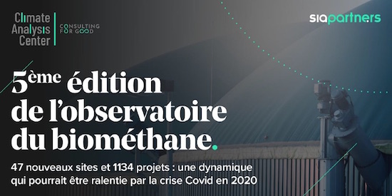 L’Observatoire Sia Partners 2020 du biomethane en France est en ligne