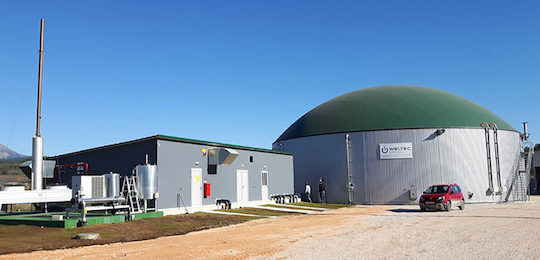 Weltec Biopower construit une unité de méthanisation pour un abattoir grec