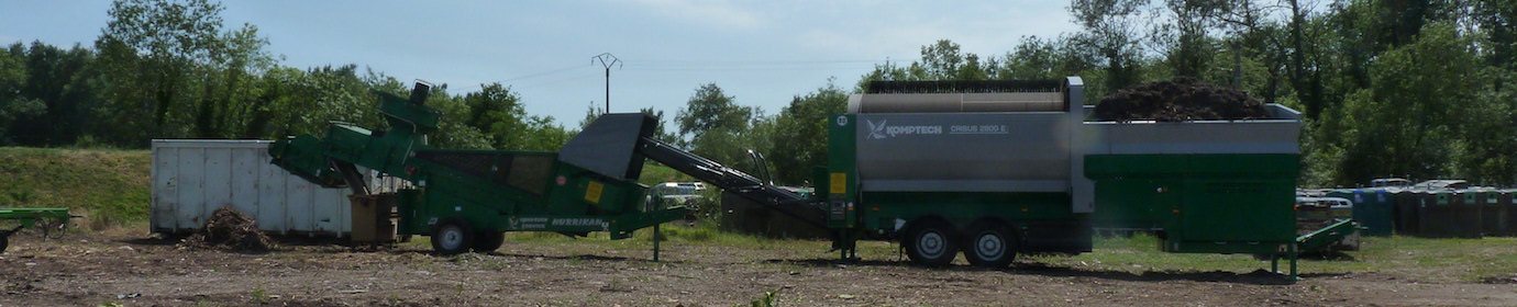 053_Chaine de criblage de déchet vert Komptech, photo Frédéric Douard