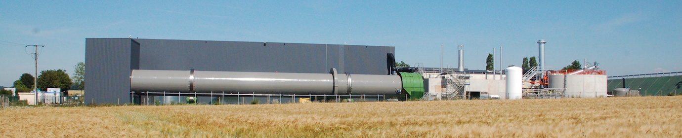 Usine de méthanisation de déchets ménagers de Brametot, photo Valor’Caux