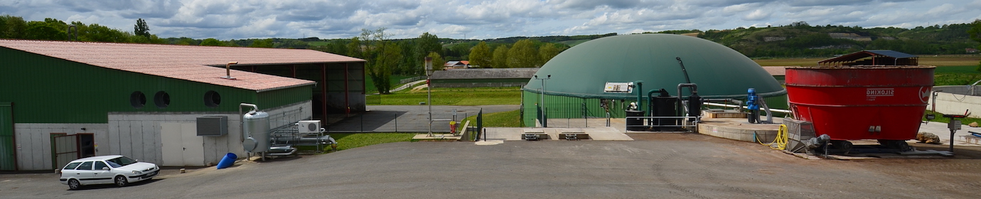 Unité de méthanisation de Saint-Astier, photo Frédéric Douard