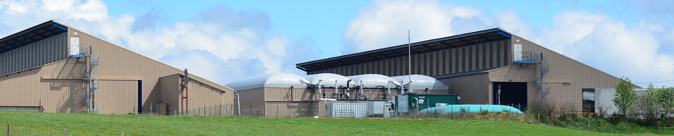 Unité de méthanisation en voie sèche de Pigerolles, photo Frédéric Douard