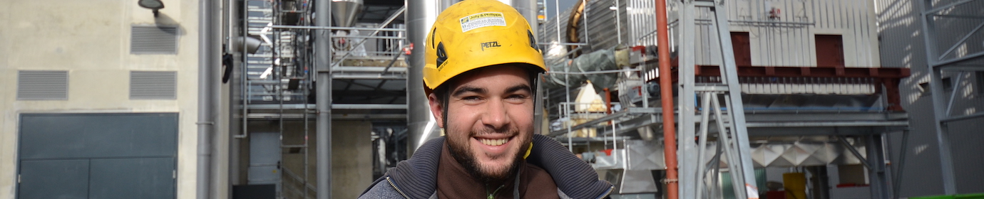 Chantier de l’usine de granulés JRS, photo Frédéric Douard