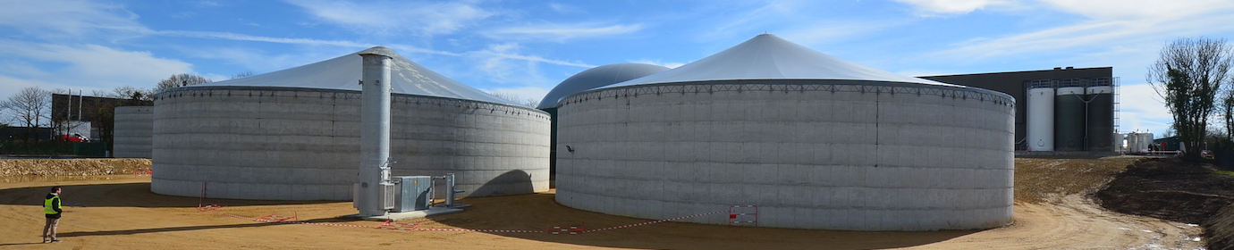 La centrale biométhane de Quimper, photo Frédéric Douard