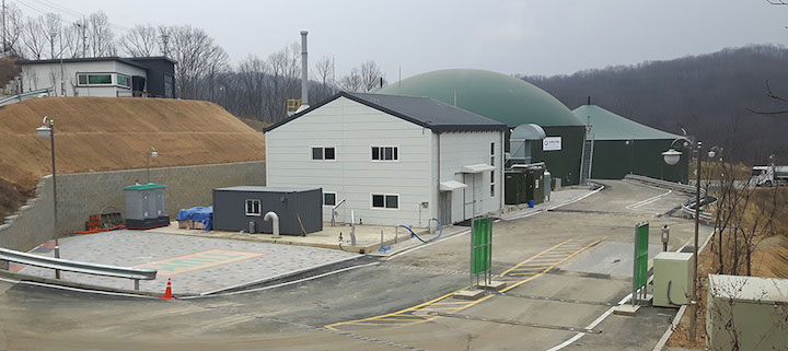 Un projet en Corée du Sud pour produire 7 MW de chaleur renouvelable à partir de biogaz