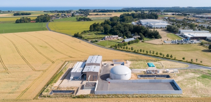 Un digesteur en flux piston pour la Centrale Biogaz des Hautes Falaises de Fécamp