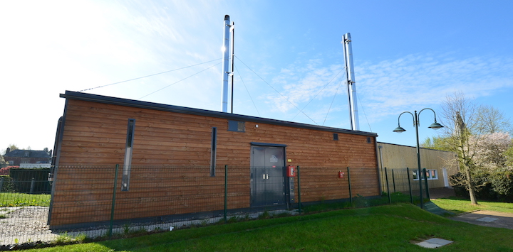 Une chaufferie préfabriquée à bois pour la commune des Grandes Ventes