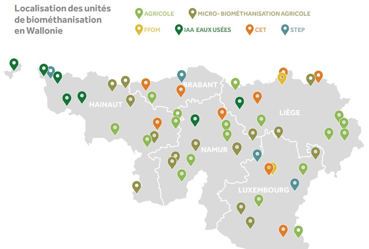 Quoi de neuf dans la filière biométhanisation wallonne ?