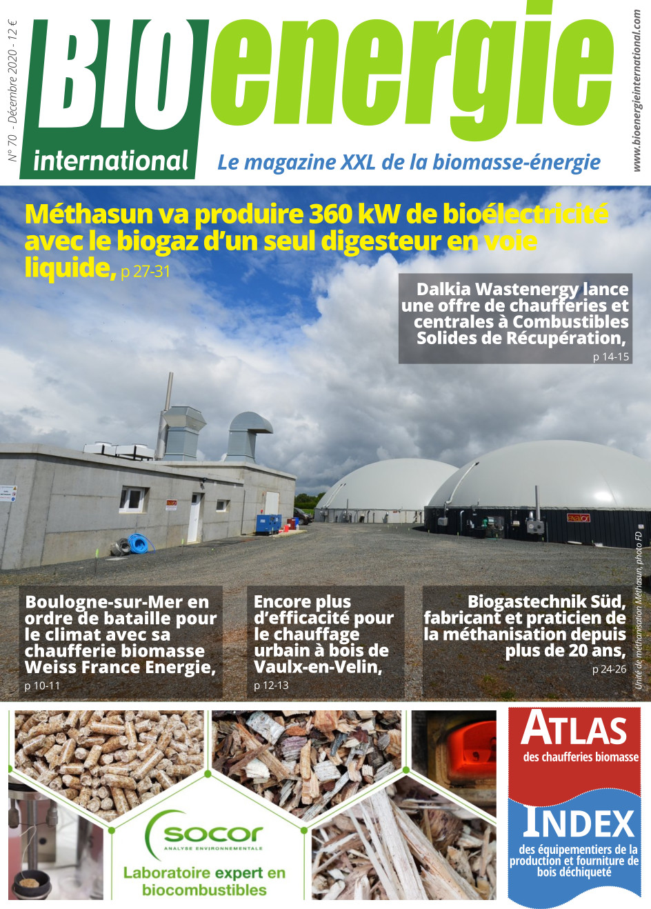 Bioénergie International n°70 – décembre 2020