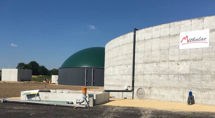 Jugnon Biogaz, troisième installation de valorisation de gaz vert à Viriat dans l’Ain