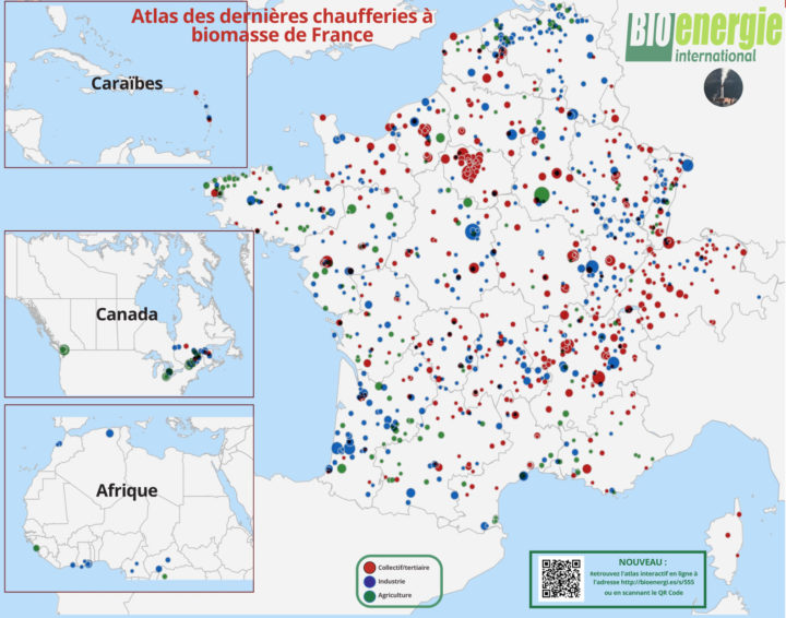 Les nouveautés 2021 de l’atlas Bioénergie International des chaufferies à biomasse