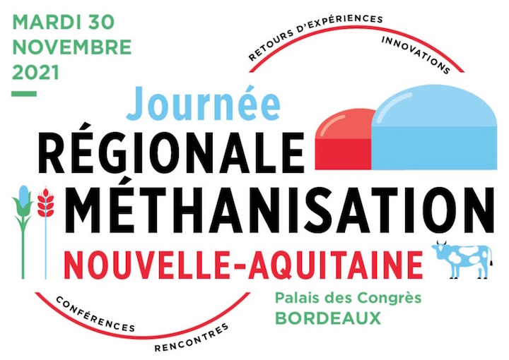 30 novembre 2021, journée régionale de la méthanisation en Nouvelle-Aquitaine !