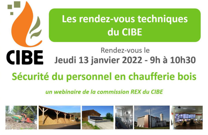 13 janvier 2022, rendez-vous technique sécurité du personnel en chaufferie bois