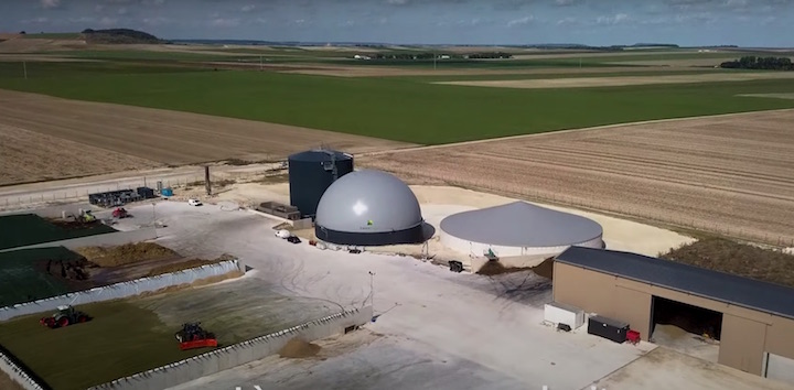 A Connantre, la centrale biométhane NNJ2A dispose d’un digesteur vertical en acier