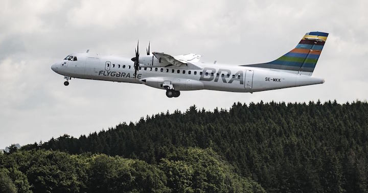ATR réalise le premier vol de l’histoire avec 100% de biocarburant dans un avion commercial