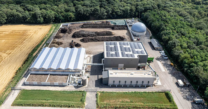 Cometh, usine de méthanisation avec valorisation du digestat en compost normé