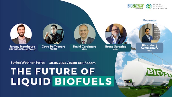 30 avril 2024, webinaire international sur le futur des biocarburants liquides