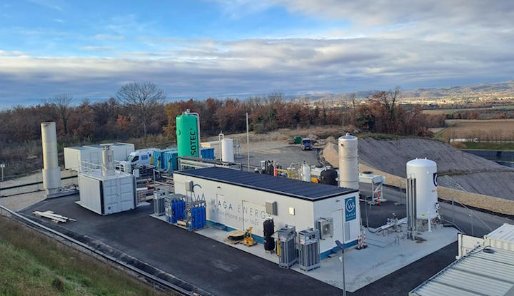 Le site de stockage des déchets de Chatuzange-le-Goubet  dans la Drôme passe à la production de biométhane