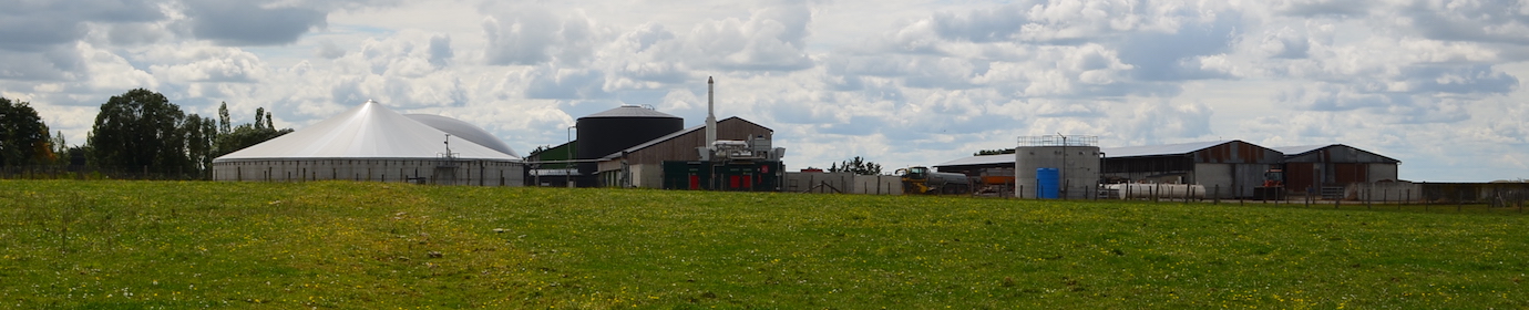 Unité de méthanisation agricole avec cogénération, photo Frédéric Douard