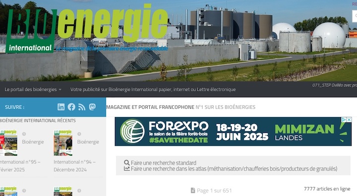 Le site Bioénergie International passe la barre symbolique des 7777 articles en ligne !