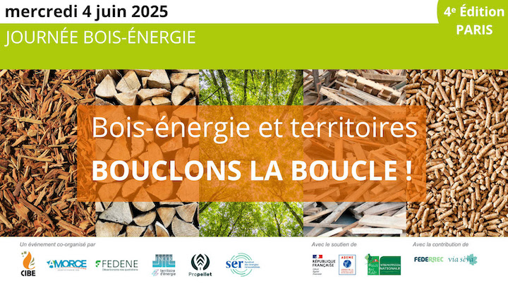 L’économie vertueuse du bois-énergie des territoires le 4 juin 2025 à Paris