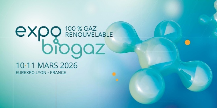 Expobiogaz revient les 11 et 12 mars 2026, et pour la première fois à Lyon