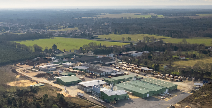 Vecoplan équipe l’usine de granulés de bois de Lesbats Scieries d’Aquitaine à Saint-Perdon