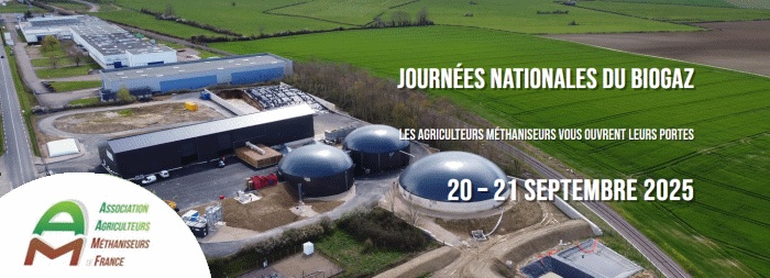 20 et 21 septembre 2025, les journées nationales du biogaz ouvrent les portes des unités de méthanisation