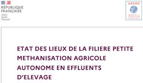 26 janvier 2026, webinaire sur la petite méthanisation agricole autonome en effluents d&rsquo;élevage