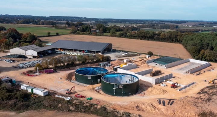 Toute première injection de biométhane pour Tenea Energies sur le site de CCH Métha à Chantepie en Ille-et-Vilaine