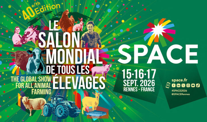15, 16 et 17 septembre 2026 : 40ème édition du salon de l&rsquo;élevage SPACE