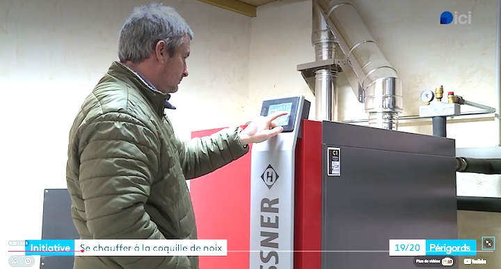 En Périgord, les coques de noix chauffent habitations et locaux communaux à coût maitrisé En Périgord, les coques de noix chauffent habitations et locaux communaux à coût maitrisé